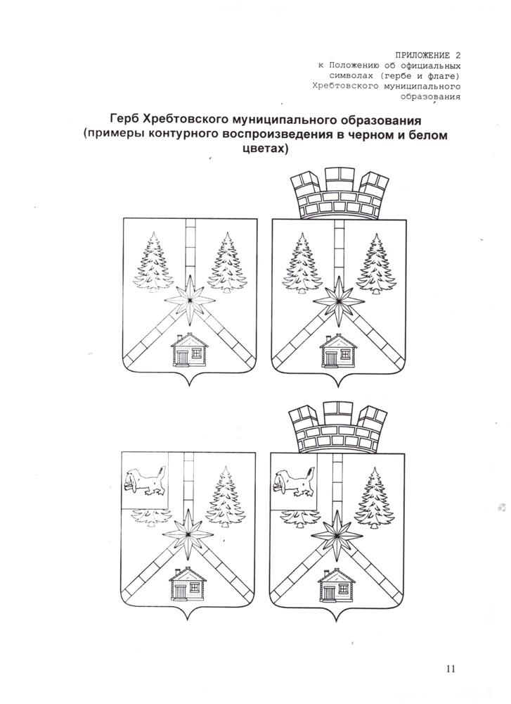 Об утверждении положения об официальных символах (гербе и флаге) Хребтовского муниципального образования